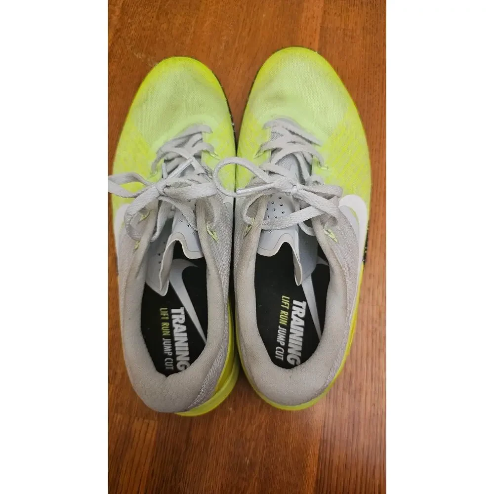 Nike Metcon 3 Men's Sz 9.5 pure Platinum‎ Volt' Training Sneakers Shoes